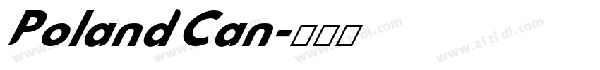 Poland Can字体转换